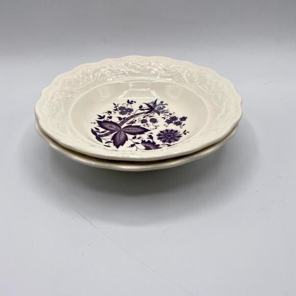 Small Porcelain Transfer Print‎ Bowls Set of Two - Picture 4 of 5